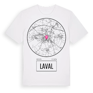 Laval t-shirt – ekologisk bomull t-shirt från Pinshirt