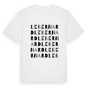 Le Bernard ordlek t-shirt – ekologisk bomull t-shirt från Pinshirt