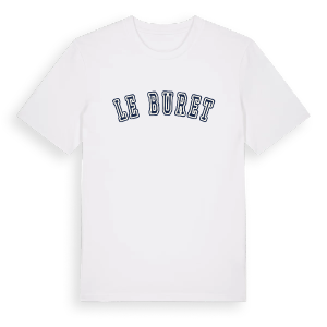 Le Buret college t-shirt – ekologisk bomull t-shirt från Pinshirt