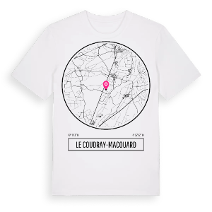 Le Coudray-Macouard t-shirt – ekologisk bomull t-shirt från Pinshirt