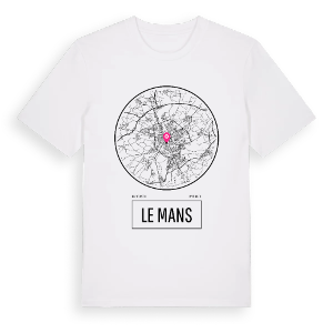 Le Mans t-shirt – ekologisk bomull t-shirt från Pinshirt