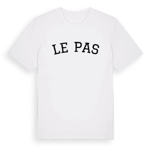 Le Pas böjd t-shirt – ekologisk bomull t-shirt från Pinshirt