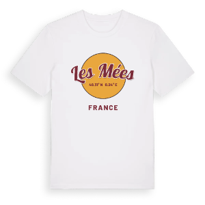Les Mées cirkel t-shirt – ekologisk bomull t-shirt från Pinshirt
