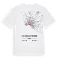 Les Sables-d'Olonne karta t-shirt