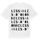 Les Sables-d'Olonne ordlek t-shirt