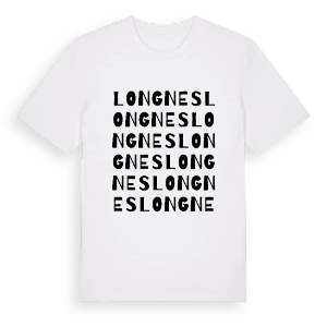 Longnes ordlek t-shirt – ekologisk bomull t-shirt från Pinshirt