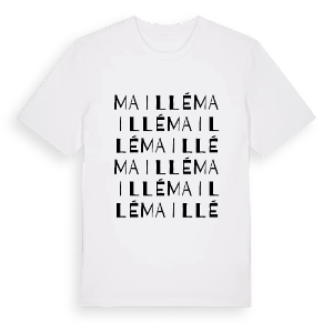 Maillé ordlek t-shirt – ekologisk bomull t-shirt från Pinshirt