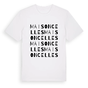 Maisoncelles ordlek t-shirt – ekologisk bomull t-shirt från Pinshirt