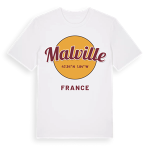 Malville cirkel t-shirt – ekologisk bomull t-shirt från Pinshirt