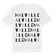 Malville ordlek t-shirt