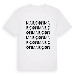 Marçon ordlek t-shirt – ekologisk bomull t-shirt från Pinshirt