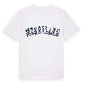 Missillac college t-shirt – ekologisk bomull t-shirt från Pinshirt