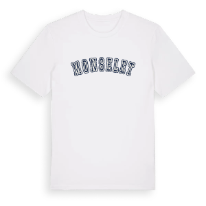 Monselet college t-shirt – ekologisk bomull t-shirt från Pinshirt