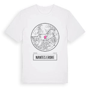 Nantes Erdre t-shirt – ekologisk bomull t-shirt från Pinshirt