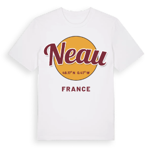 Neau cirkel t-shirt – ekologisk bomull t-shirt från Pinshirt