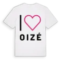 Jag älskar Oizé t-shirt stort tryck