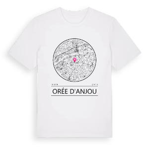 Orée d'Anjou t-shirt – ekologisk bomull t-shirt från Pinshirt