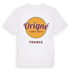 Origné cirkel t-shirt – ekologisk bomull t-shirt från Pinshirt