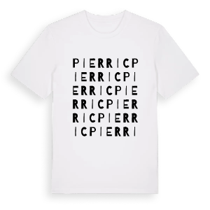 Pierric ordlek t-shirt – ekologisk bomull t-shirt från Pinshirt