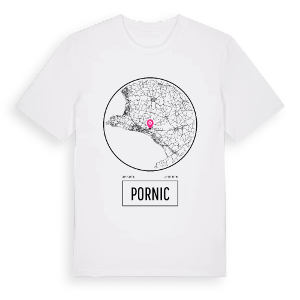 Pornic t-shirt – ekologisk bomull t-shirt från Pinshirt