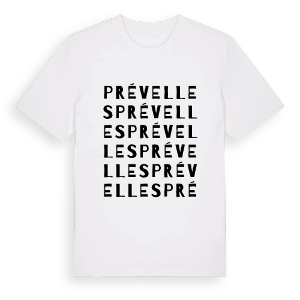 Prévelles ordlek t-shirt – ekologisk bomull t-shirt från Pinshirt