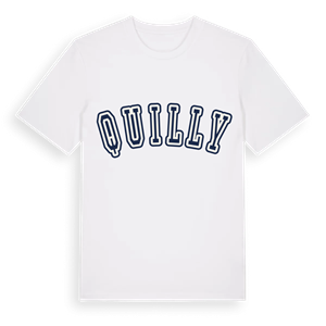 Quilly college t-shirt – ekologisk bomull t-shirt från Pinshirt