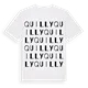 Quilly ordlek t-shirt