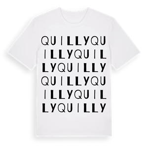 Quilly ordlek t-shirt – ekologisk bomull t-shirt från Pinshirt
