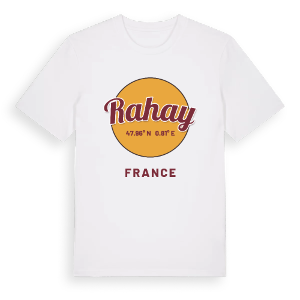 Rahay cirkel t-shirt – ekologisk bomull t-shirt från Pinshirt