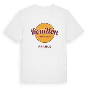 Rouillon cirkel t-shirt – ekologisk bomull t-shirt från Pinshirt