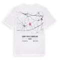 Saint-Cyr-le-Gravelais karta t-shirt