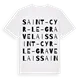 Saint-Cyr-le-Gravelais ordlek t-shirt