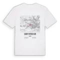 Saint-Herblain karta t-shirt