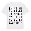 Saint-Hilaire-de-Riez ordlek t-shirt