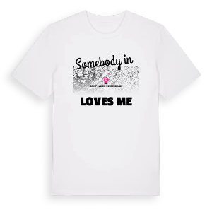 Någon i Saint-Julien-de-Concelles älskar mig t-shirt – ekologisk bomull t-shirt från Pinshirt