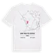 Saint-Malo-de-Guersac karta t-shirt