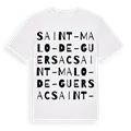 Saint-Malo-de-Guersac ordlek t-shirt
