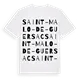 Saint-Malo-de-Guersac ordlek t-shirt