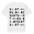 Saint-Mars-du-Désert ordlek t-shirt