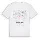 Saint-Ulphace karta t-shirt