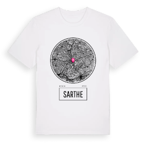 Sarthe t-shirt – ekologisk bomull t-shirt från Pinshirt