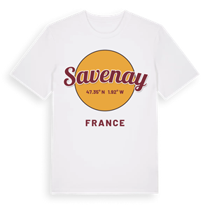 Savenay cirkel t-shirt – ekologisk bomull t-shirt från Pinshirt