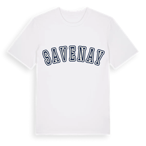 Savenay college t-shirt – ekologisk bomull t-shirt från Pinshirt