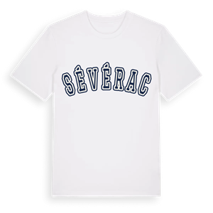 Sévérac college t-shirt – ekologisk bomull t-shirt från Pinshirt