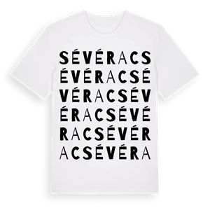 Sévérac ordlek t-shirt – ekologisk bomull t-shirt från Pinshirt