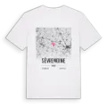 Sèvremoine karta t-shirt