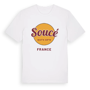 Soucé cirkel t-shirt – ekologisk bomull t-shirt från Pinshirt