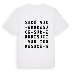 Sucé-sur-Erdre ordlek t-shirt – ekologisk bomull t-shirt från Pinshirt