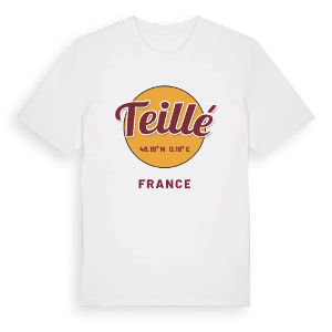 Teillé cirkel t-shirt – ekologisk bomull t-shirt från Pinshirt