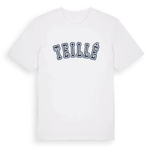 Teillé college t-shirt – ekologisk bomull t-shirt från Pinshirt